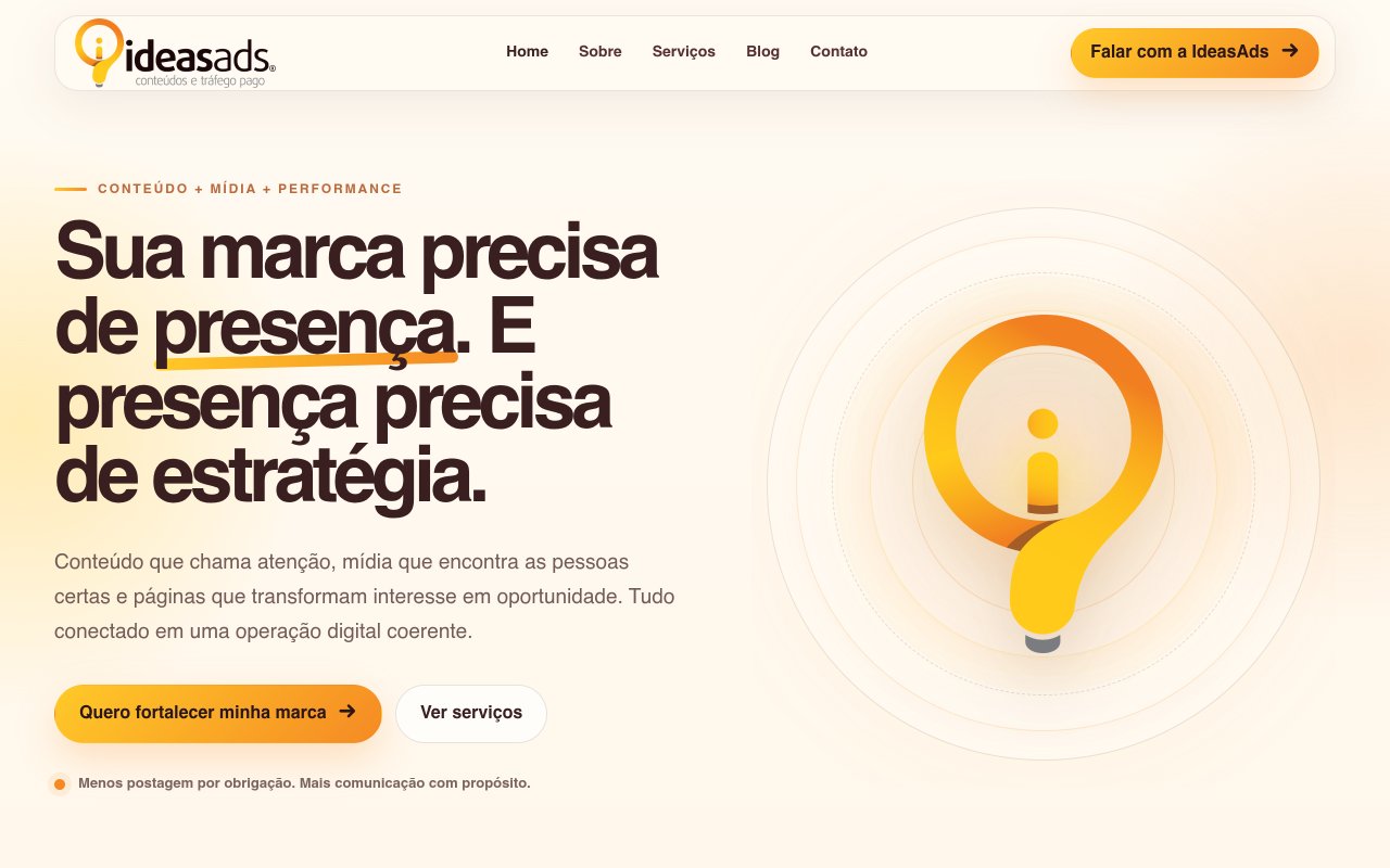 Prévia do site de cliente ExpertBrazil
